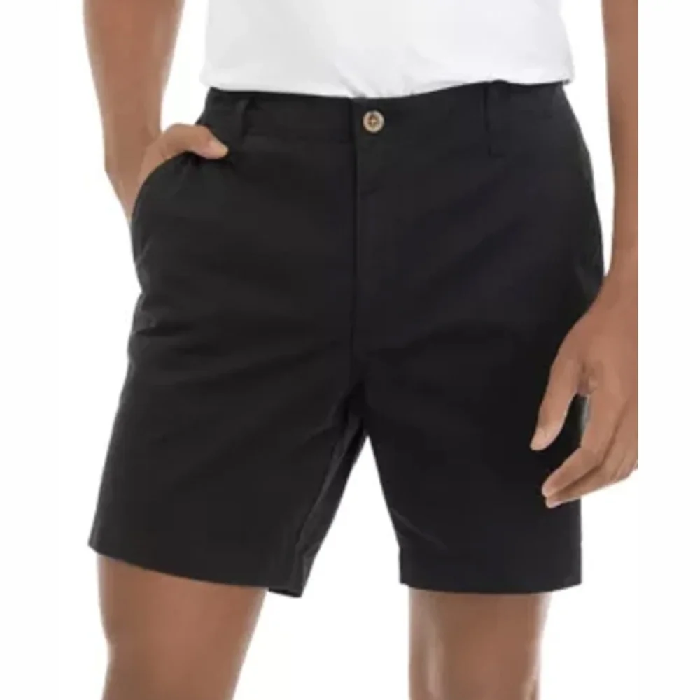 Men's True Craft 7in Inseam Flat Front Casual Shorts In Black Nwt Size 40